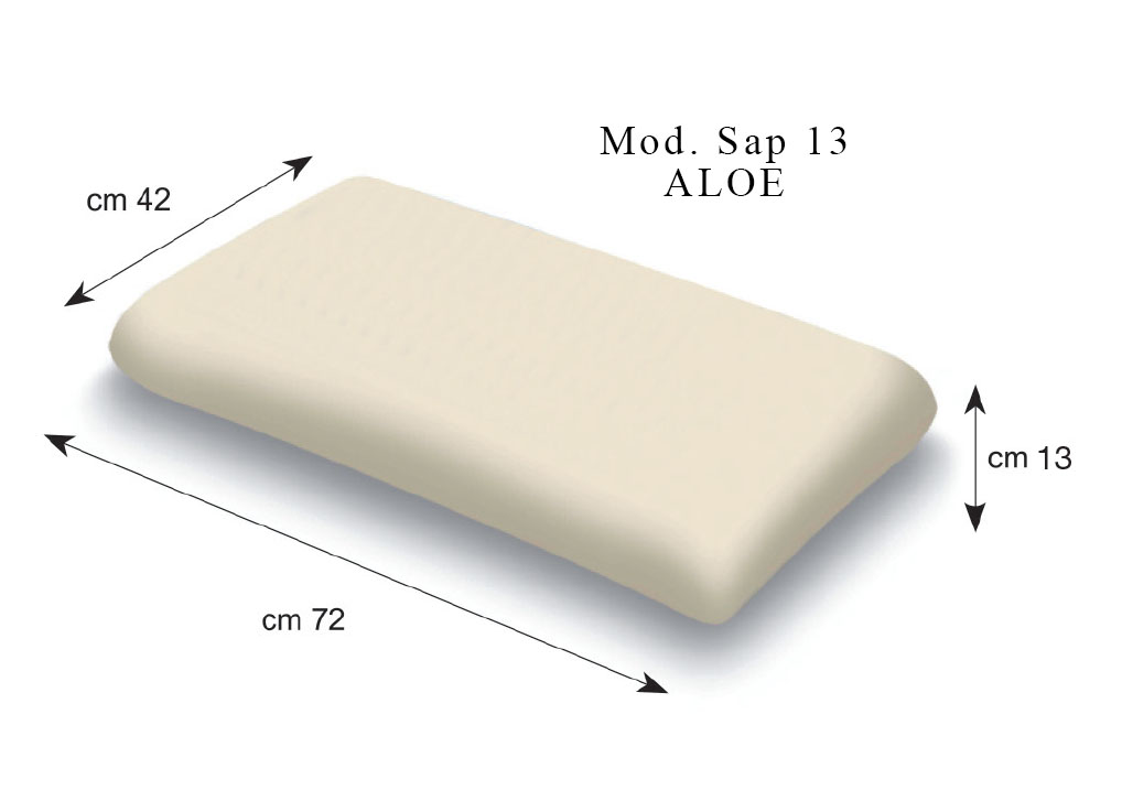 GUANCIALE MEMORY & ALOE  19 € + IVA