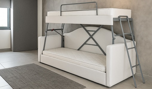 MAGNIFLEX DORMEUSE CON LETTO A CASTELLO